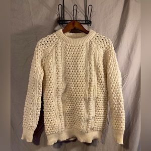 Hand loomed wool knit from Donegal Ireland